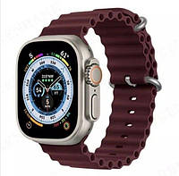 Силиконовый ремешок для Apple Watch. Цвет Wine red 42/44/45/49 мм