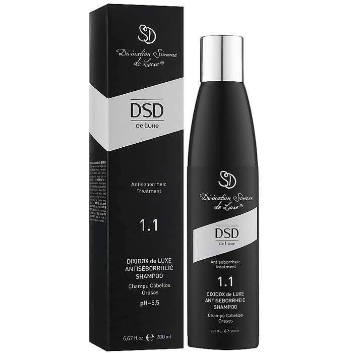 Антисеборейний шампунь Діксідокс Де Люкс №1.1 DSD De Luxe Dixidox De Luxe Antiseborrheic Shampoo 200ml, фото 1