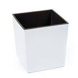 Кашпо декоративне підлогове Ламела ЮКА КРЕМОВИЙ 190 мм, фото 3