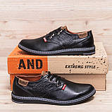 Туфлі Чоловічи Шкіряні Чорні, фото 8