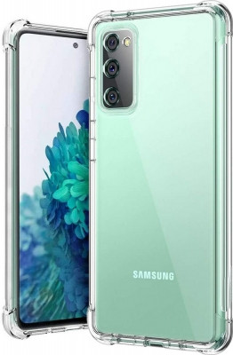 Захисний силіконовий чохол Shock Samsung Galaxy S20 FE Прозорий, фото 1