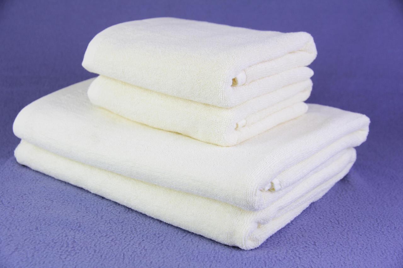 Рушник 40х70см махровий ЯР-500 Ярослав Крем, фото 1