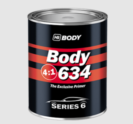 Body 634 Proline Грунт-наповнювач (O.E.M./E-COAT, пластик, всі види металів)  чорний 0,8л, фото 2