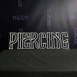 Неонова вивіска "Piercing", фото 3