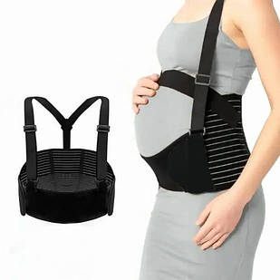 Універсальний бандаж для вагітних із гумкою через спину для подвійної підтримки L