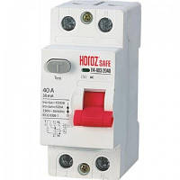 Диференціальний автомат Horoz Electric SAFE 40А 2P ІР40