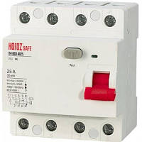 Диференціальний автомат Horoz Electric SAFE 25 А 4P ІР40