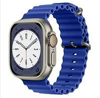 Силиконовый ремешок для Apple Watch. Цвет Blue 42/44/45/49 мм