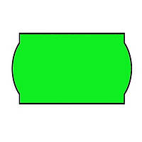 Цінник фірурний 2,6х1,2 см. зелений, у бобіні 1000 шт.