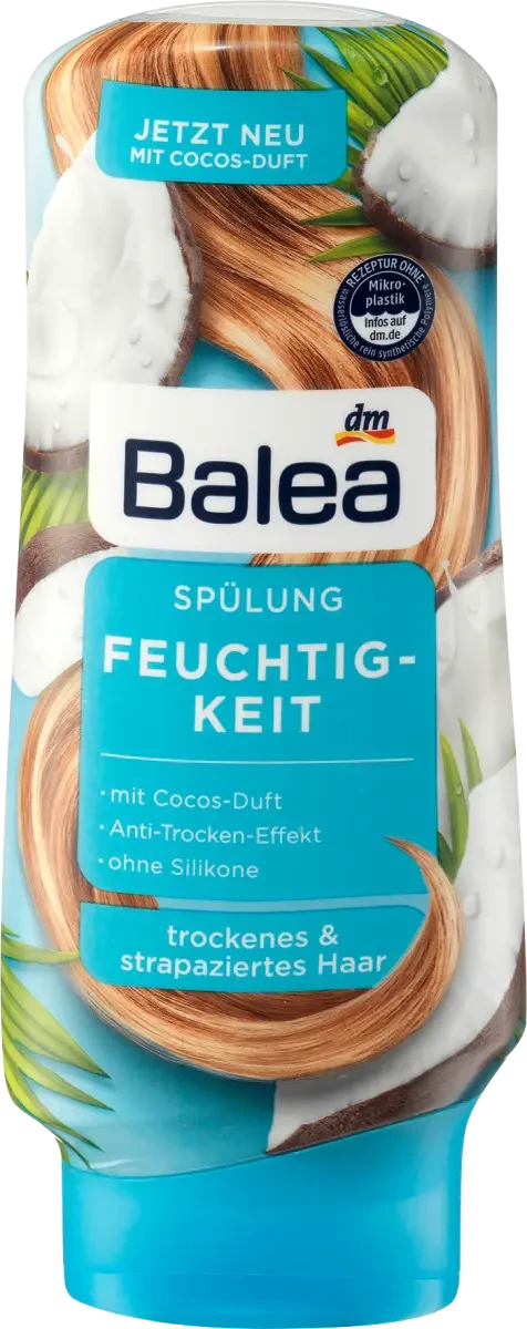 Бальзам - кондиціонер для сухого та пошкодженого волосся Balea Feuchtig - keit 300 ml.