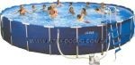 Каркасний басейн Intex 57954 Інтекс 549 х 122 см + насос-фільтр c хлоргенератором, сходи, тент, київ