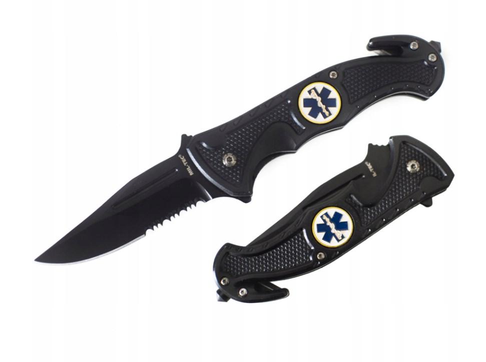 Ніж складний MIL-TEC Car Knife Rescue Black, фото 1