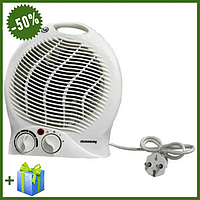 Тепловентилятор электрический бытовой для обогрева комнаты Digital Heater, обогреватель дуйка для дома