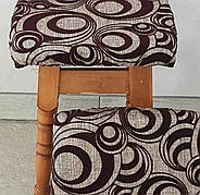 Чохли на табуретки комплект КВАДРАТНІ 4 шт на резинці (сідушка на табурет, стілець)