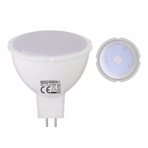 Лампа світлодіодна 4W Horoz Electric FONIX-4 3000 К GU5.3