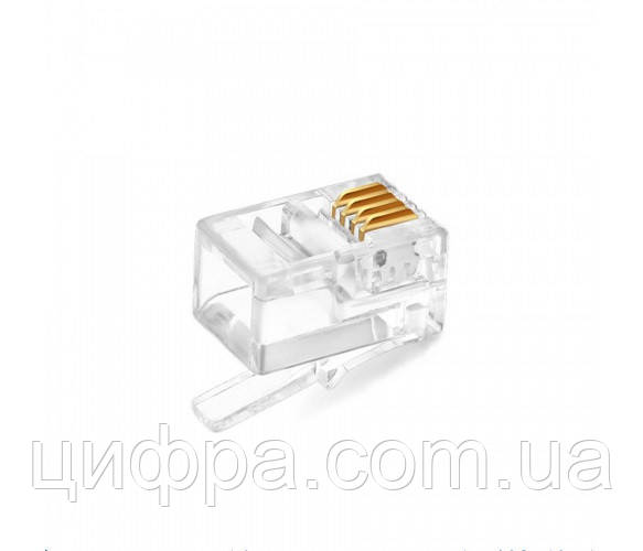 Роз'єм телефонний RJ-11 4P4C