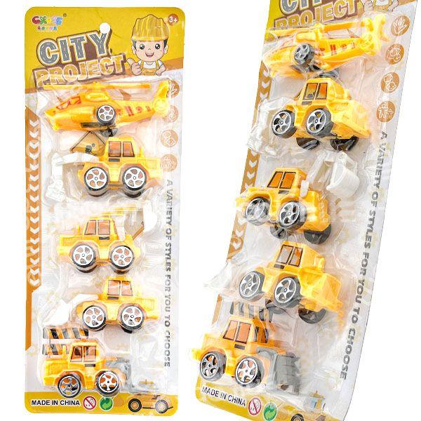 Набір дитячих машинок 5 шт, фото 1