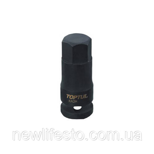 Насадка шестигранник ударна TOPTUL 3/4" HEX 19 мм KADH2419