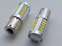 Лампа светодиодная P21W 12-24V BA15S 33SMD (57/30) линза T25 33SMD (57/30) :4111 RV