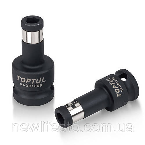 Бітотримач ударний 1/2"(F)x1/4"(F) TOPTUL KADC1608, фото 1