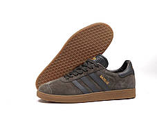 Чоловічі Кросівки Adidas Gazelle Brown Gray / Адідас Газелі Коричневі з Сірим, фото 4