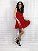 Жіноче плаття з костюмної тканини Poliit 8601 червоний 36, фото 8