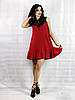 Жіноче плаття з костюмної тканини Poliit 8601 червоний 36, фото 5