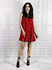 Жіноче плаття з костюмної тканини Poliit 8601 червоний 36, фото 10