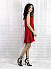 Жіноче плаття з костюмної тканини Poliit 8601 червоний 36, фото 9