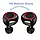 Бездротові bluetooth Навушники Y50 RED TWS Bluetooth 5.0 + сенсор + кейс, фото 5
