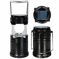 Туристическая лампа (фонарь) с солнечной панелью Rechargeable Camping Lantern G-85. 6LED, USB