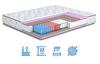 Матрас ортопедический Плеже 160*200 с независимым пружинным блоком Матролюкс