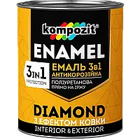 Kompozit Эмаль полиуретановая антикоррозийная 3 в 1 Diamond (Коричневый), 0,65 л