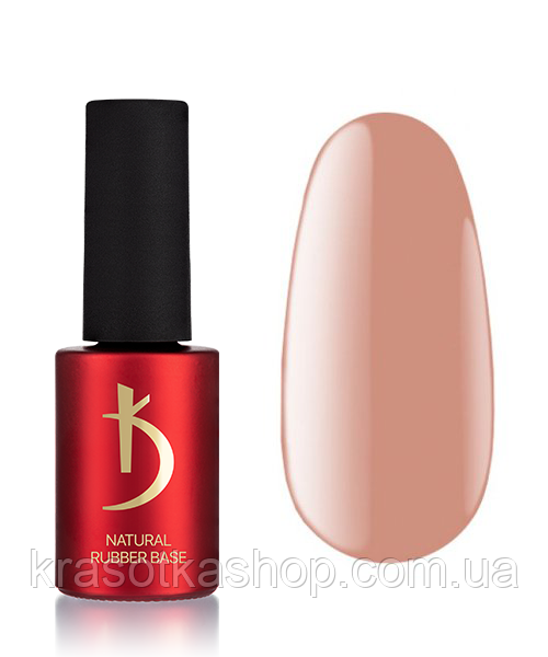 Каучукова основа для гель-лаку Kodi "Natural Rubber Base", (Dark Beige) 7 мл
