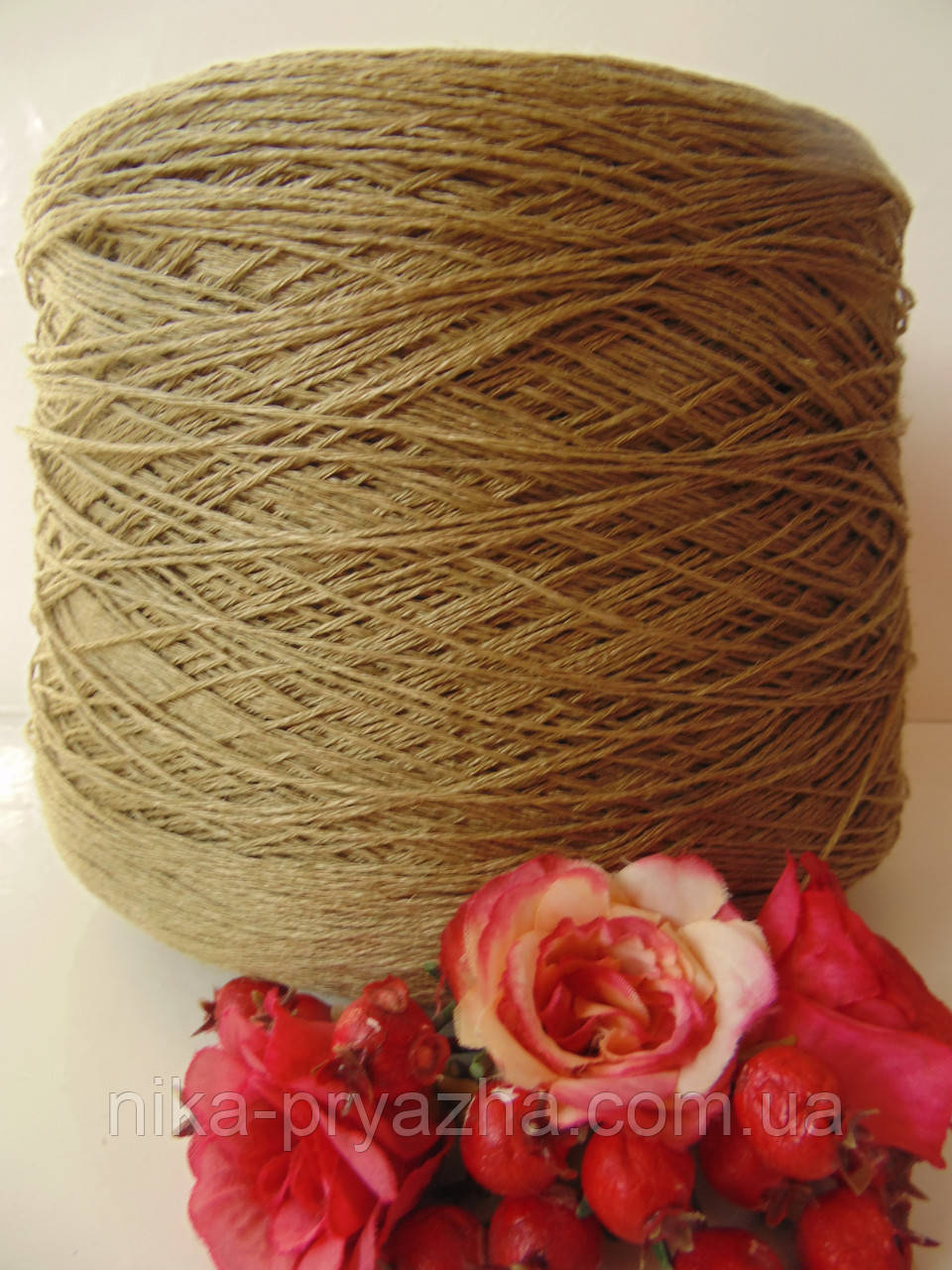 Итальянская Бобинная Пряжа Лен от Natural Selection Art Frescolino 100% ...