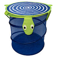 Кошик для іграшок - черепашка, 45*38 см, синій, поліестер, арт. 518349