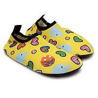 Аквашузи дитячі, жовті, розмір 28-29 (устілка 19 см), арт. 518400