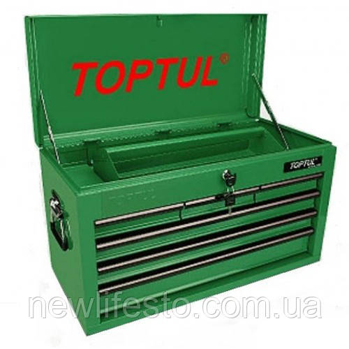 Тумба-ящик для інструменту 6 секцій 660x307x378 TOPTUL TBAA0601, фото 1