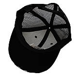 Кепка дитяча з зірками, чорно-білий, 48-54 см, 3-8 років, бавовна, арт. 518844, фото 5