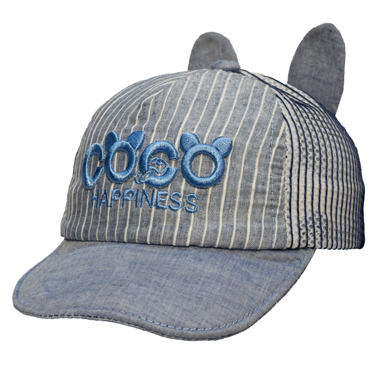 Кепка дитяча з написом, синій, 43-48 см, 1-3 роки, бавовна, арт. 518929, фото 1