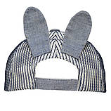 Кепка дитяча з написом, синій, 43-48 см, 1-3 роки, бавовна, арт. 518929, фото 4