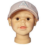 Кепка дитяча "А", рожевий, 47-52 см, 3-6 років, бавовна, арт. 518981, фото 6