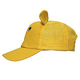 Кепка дитяча ведмедик, жовтий, 47-52 см, 2-8 років, бавовна, арт. 519278, фото 3