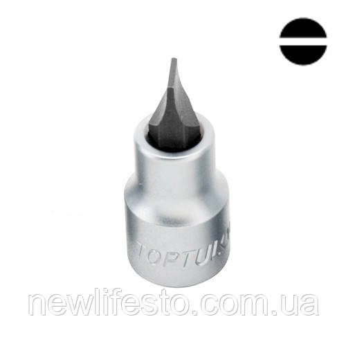 Головка з шлицевой насадкою 1,2x8mm 48mm 3/8" TOPTUL BCCA1208, фото 1