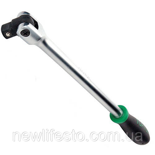 Вороток з шарніром 1/2" 600мм TOPTUL з гумовою ручкою CFKA1624, фото 1