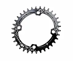 Передня зірка SNAIL narrow wide 36Т, 104ВСD, кругла, чорна