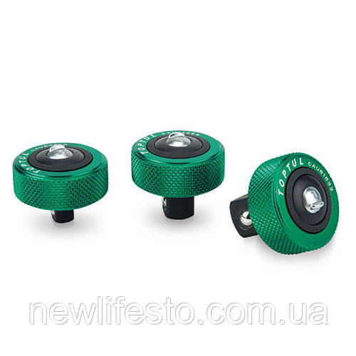 Набор мини трещоток дисковых 1/4-1/2" 3ед. TOPTUL GAAR0302, фото 1