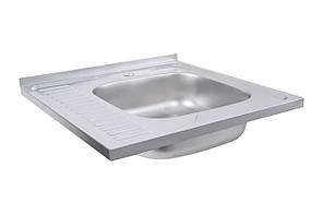 Кухонна мийка з нержавіючої сталі Valeso САТИН 6060 R (0,7/160 мм)