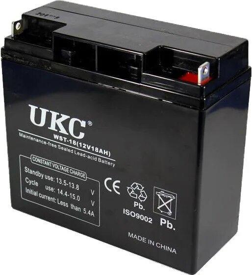 Акумуляторна батарея UKC 12v 18A 12 В 18 А