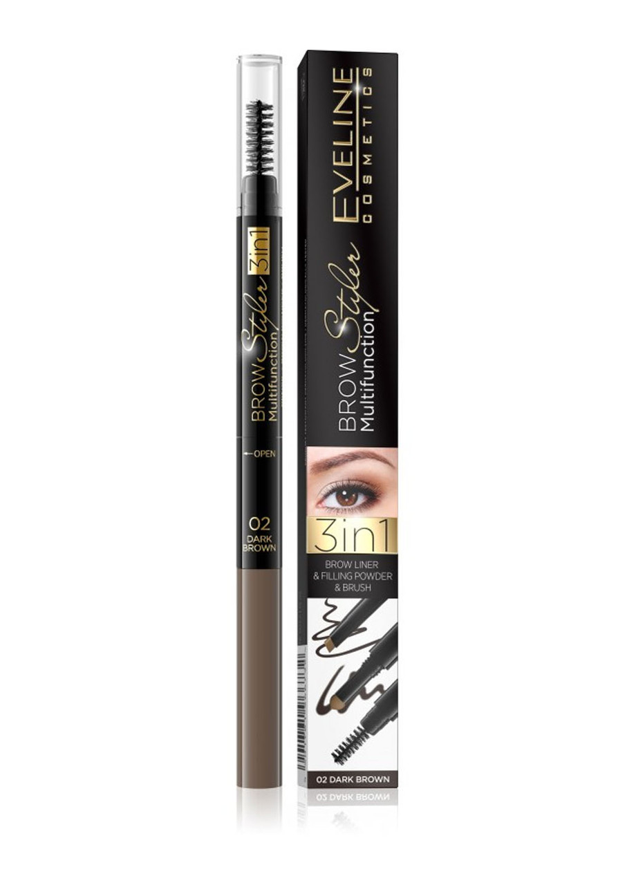 Карандаш для Бровей Многофункциональный Eveline Cosmetics Brow Styler 3 ...